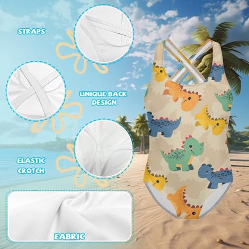 One Piece Swimsuits Girls Beach Bathing Suit Kids Cute Swimwear Quick Dry for Practice Machine Washable3