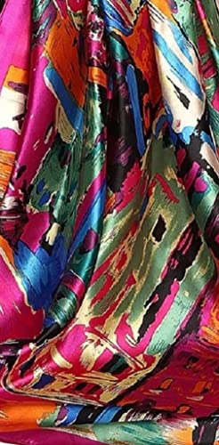 The Crafty Owl Beautiful, Elegant and Soft Paisley Retro Abstract Mandala Silk Feel Scarves/Scarfs/Shawls2