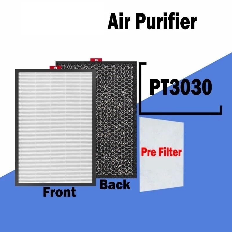 Filtro Purificatore D'aria 267x357x37mm, Compatibile Con Tefal, Schermo Purificatore D'aria PT3030