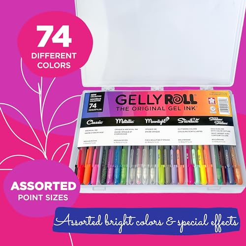 Set de Bolígrafos Sakura Gelly Roll Gel - 80 Unidades miniatura 2