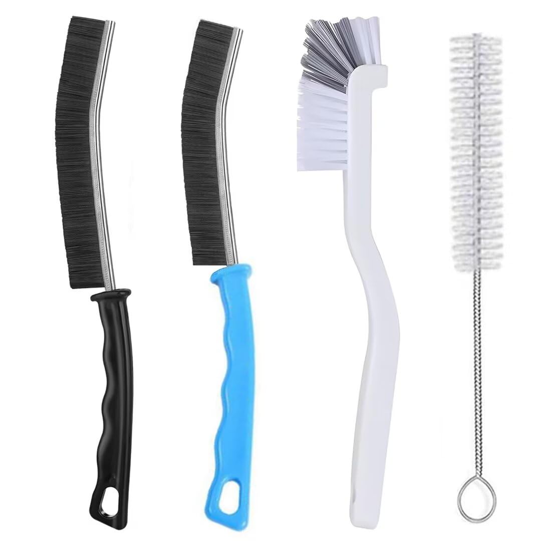 Xemnys Spazzola per la Pulizia delle Fessure e Fughe - Strumento Magico per Piccoli Spazi in Casa, Bagno, Doccia, Piastrelle, Cucina