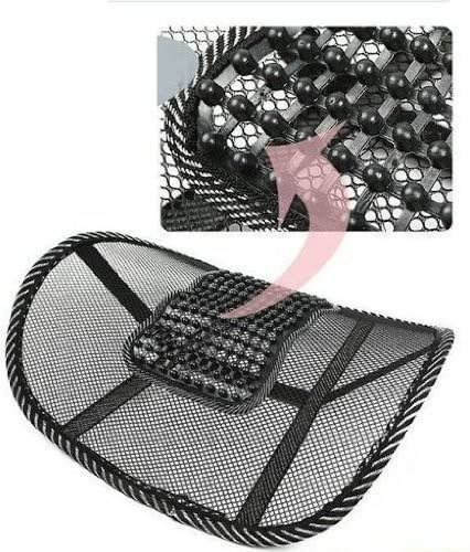 Car Seat Chair Massage Back Lumbar Support Mesh Ventilate Cushion Pad, Multicolour Car Seat Chair Massage Back Lumbar Support Mesh Ventilate Cushion Pad, Multicolour