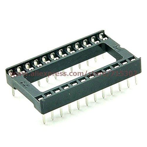 Wiring Connecting Terminals - PHISCALE 50pcs Wide IC Socket dip 24 pin Adapter Solder Type