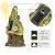AIINY Garden Decor Outdoor Solar Statues, 9.4Inch Resin Fairy Garden Solar Lights Birthday Gifts for Women Yard Decorations, Gardening Gifts for Patio, Balcony, Porch Decor