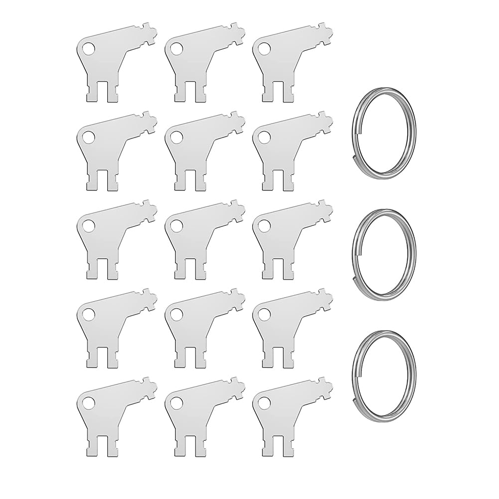 Vadillo 15Pcs Universal Dispenser Key Paper Towel Dispenser Key Kit For Paper Towel And Toilet Paper Dispensers
