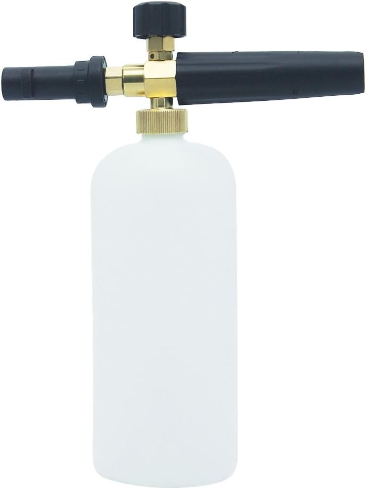 MZQLight Adjustable Foam Cannon Bottle Snow Foam Lance Adapter Soap Dispenser for Karcher Pressure Washer