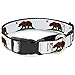Buckle-Down CALI Yellowith Orange Martingale Dog Collar