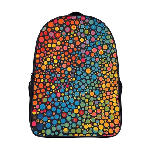 Mochilas escolares juveniles Colored Particles de gran capacidad para niños de primaria