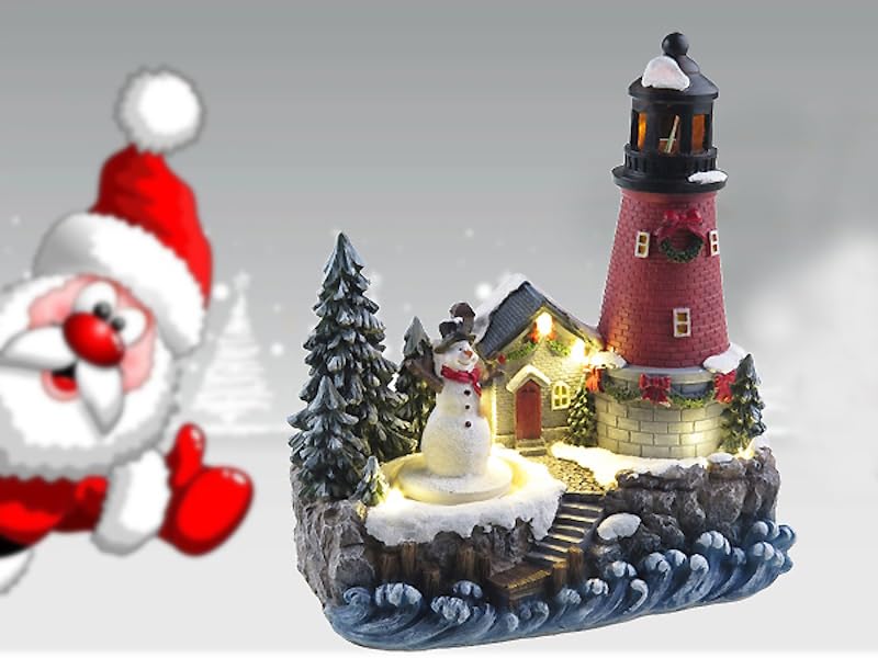 Desktop Backgrounds Lighthouse Christmas