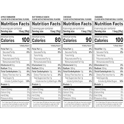 Quaker Rice Crisps, 4 Flavor Sweet and Savory Variety Mix, 15 count