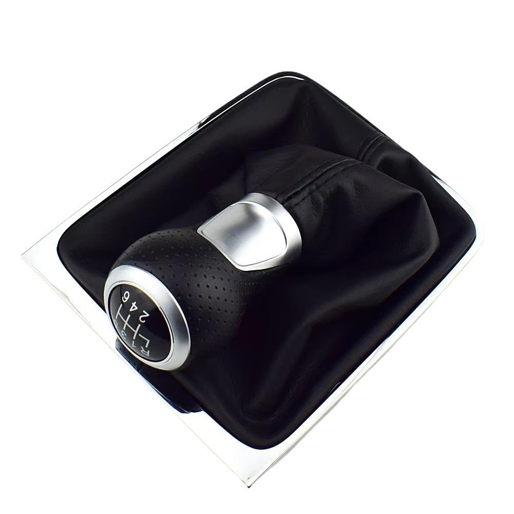 Ydxherta 6-Speed Auto Accessory 5/6 Speed M Gear Shift Knob Car Styling Accessories For Passat B6 2005-2011(6-Speed)