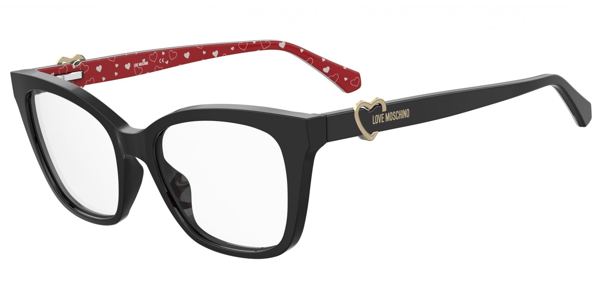 MOSCHINO LOVE lunettes, modèle MOL621, couleur noir, verre 52 mm, pont 17 mm, non polarisées