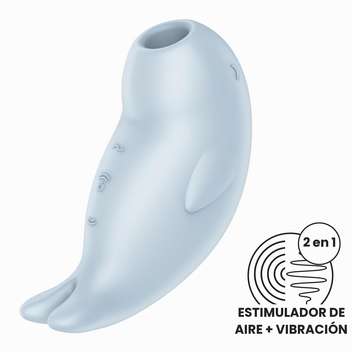 Satisfyer Seal You Soon Vibrador Double Air Pulse | Juguetes sexuales | Apto para Principiantes | Ondas de Presión y Vibración | Succionador de Clítoris Femenino | Resistente al Agua (IPX7)