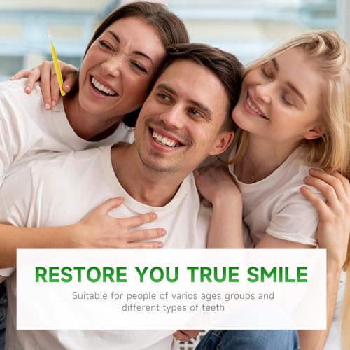 Annauiy 80 Stück Interdentalbürsten,Gemischt Größe 0,6/0,7/0,8/1,0-1,2mm-Für Zahnreinigung Zwischenräume,Zahnspangenreiniger,Zahnzwischenraumbürste,Häusliche Nutzung – Bild 8