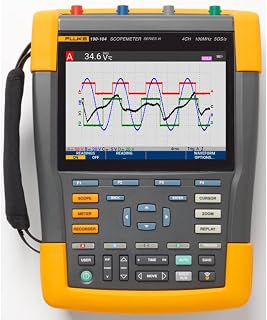 Fluke 190-104-III Color ScopeMeter, 100 MHz, 4 Channels