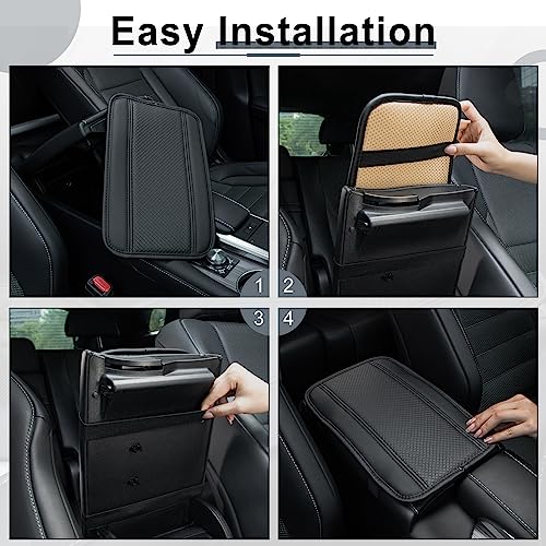 image for Amiss Car Center Console Pad, Universal Waterproof Car Armrest Seat Bo