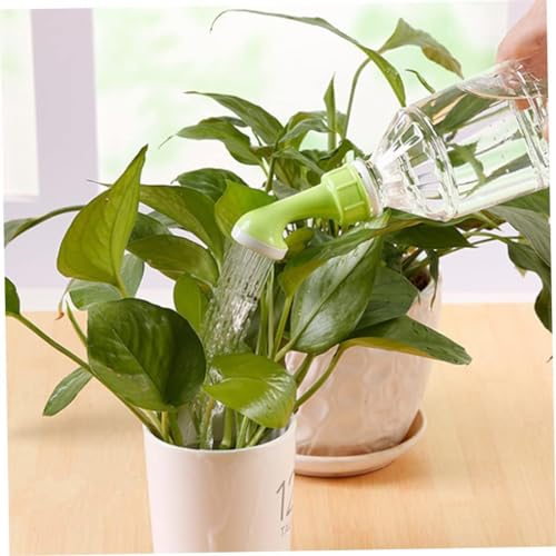 2 Stück Grün Gießaufsatz für Flaschen Sprinkler Kopf für Gießkanne Garten Flaschenaufsatz, PVC-Düse Sprinklerkopf, Pflanzenbewässerungsaufsätze für Plastikflaschen,Bewässerung und Schlauchsysteme