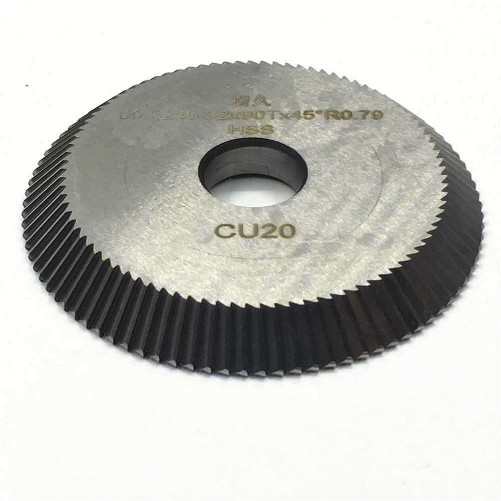 xushi (Optional) CU20 Cutter in HSS for Ilco 020, 024A, 024B, 040HD, 044HD & Curtis 2100, 2200, 3100, 3200 Machine(one Piece)