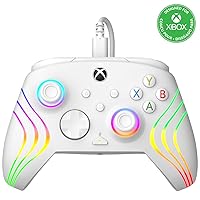 PDP AFTERGLOW XBX WAVE WIRED Controller WHITE for Xbox Series X|S