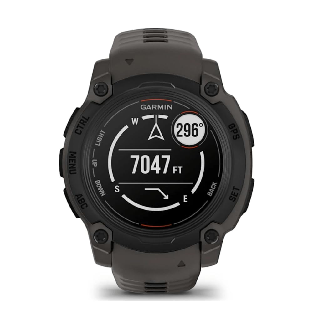 Garmin [renewed Instinct E, Smartwatch 40mm Display MIP,GPS,Cardio,SpO2, 70 app per lo sport, Training Readiness, Activity Tracker 24/7, Notifiche, Autonomia 14 giorni Black & Charcoal Ricondizionato