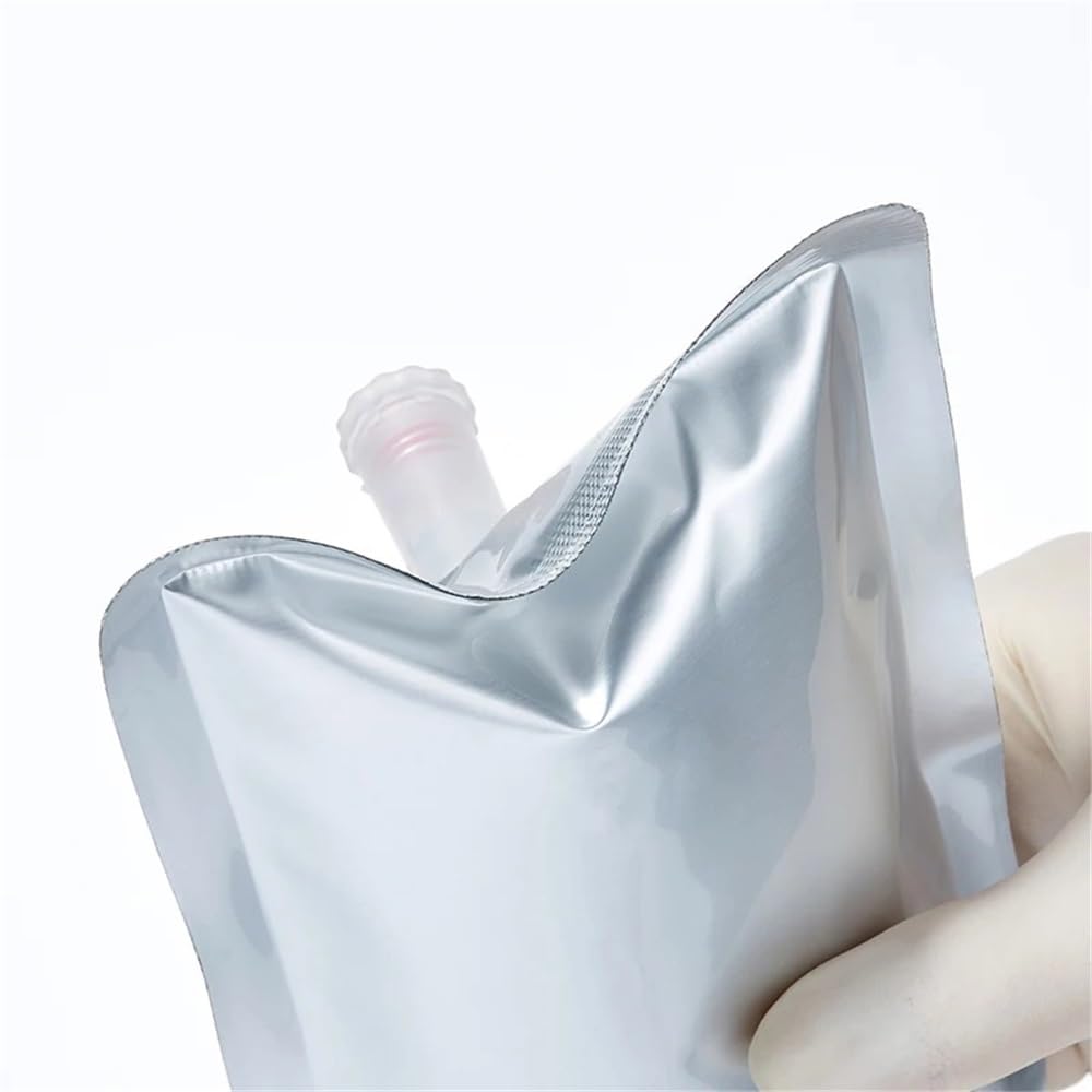 Bolsa de muestreo de gas de aluminio for laboratorio, 1 unidad, con válvula, for recolección de muestras, 0,1 l, 0,5 l, 1 l, 2 l, 3 l, 5 l, 10 l y 15 l.(10L dual valve)
