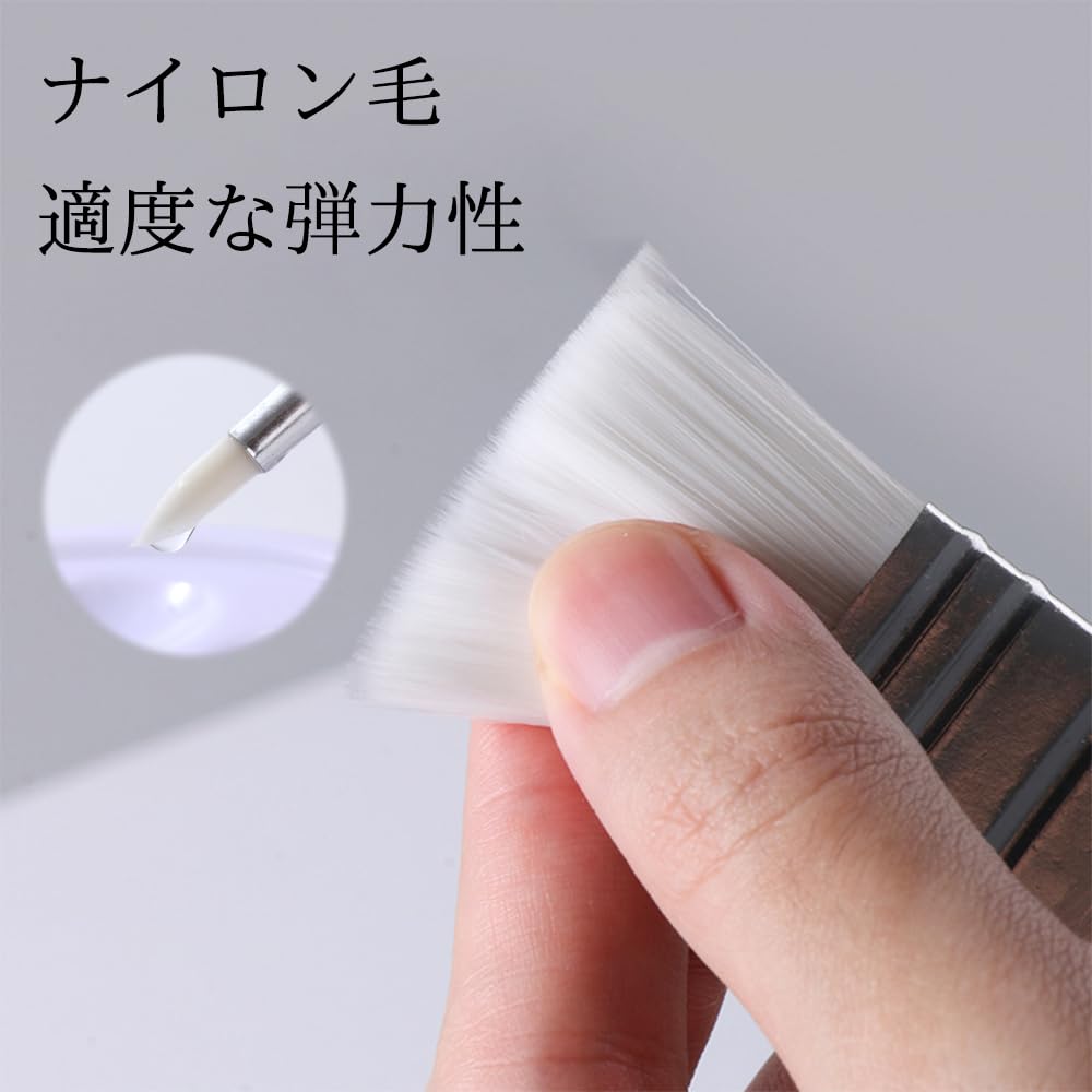 Amazon.co.jp: GLOWZEN 水彩筆 ハケ ナイロンの毛 6本セット アート