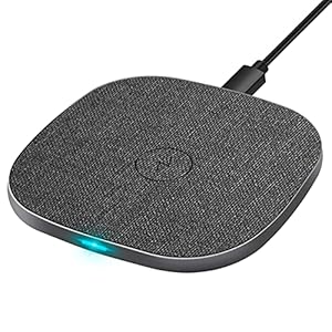 Wireless Charger, Wireless Charging Pad for iPhone 14/13/12/11/Pro Max/XR/X/8 Plus,10W Fast Wireless Charger for Samsung…