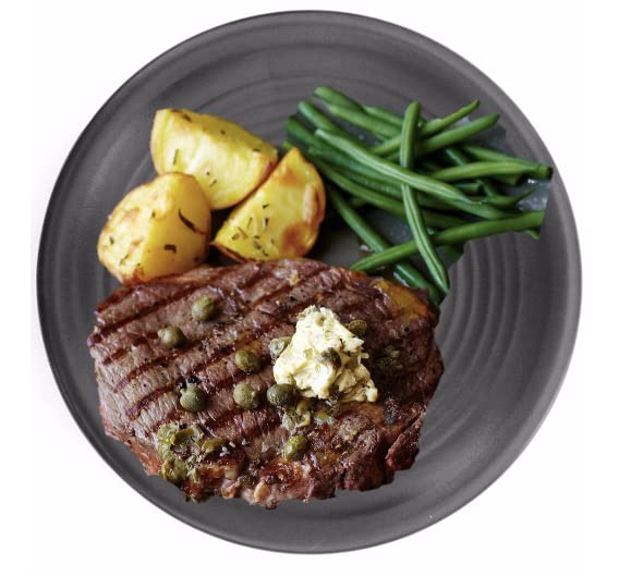 Melamine-Round-Dinner-Plate-Set-Black-8-9-10-115-dia-Black-LJP-Series-12-10