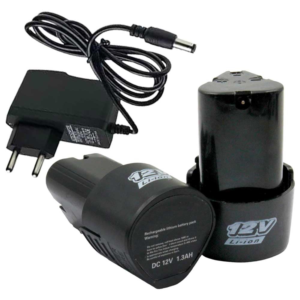 Universal Replacement 12V Cordless Drill Battery and 12.6V Universal Charger Ac Dc Power Adapter (1Pcs Battery, 1Pcs Charger)-picture-35