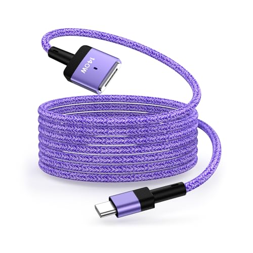 140W USB-C to MagSafe 3 Cable Fast Appl e Magnetic 3 Cord MacBook Charger