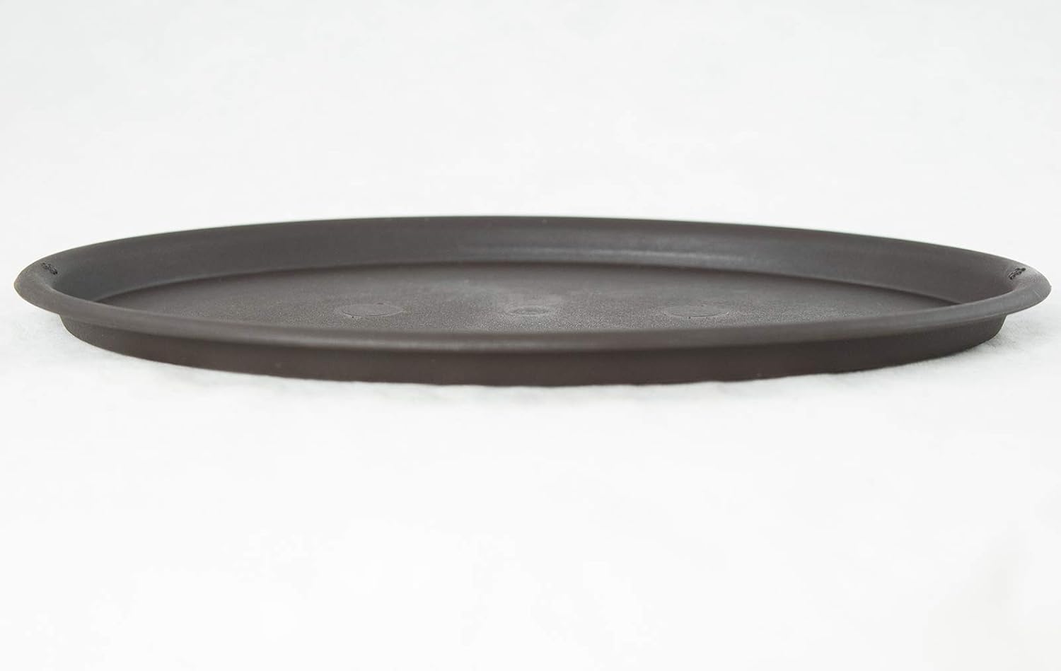 Oval Plastic Brown Humidity/Drip Tray for Bonsai Tree & House Indoor Plant - Outside Dimension 12.5x 8.75x 0.5- (1023)