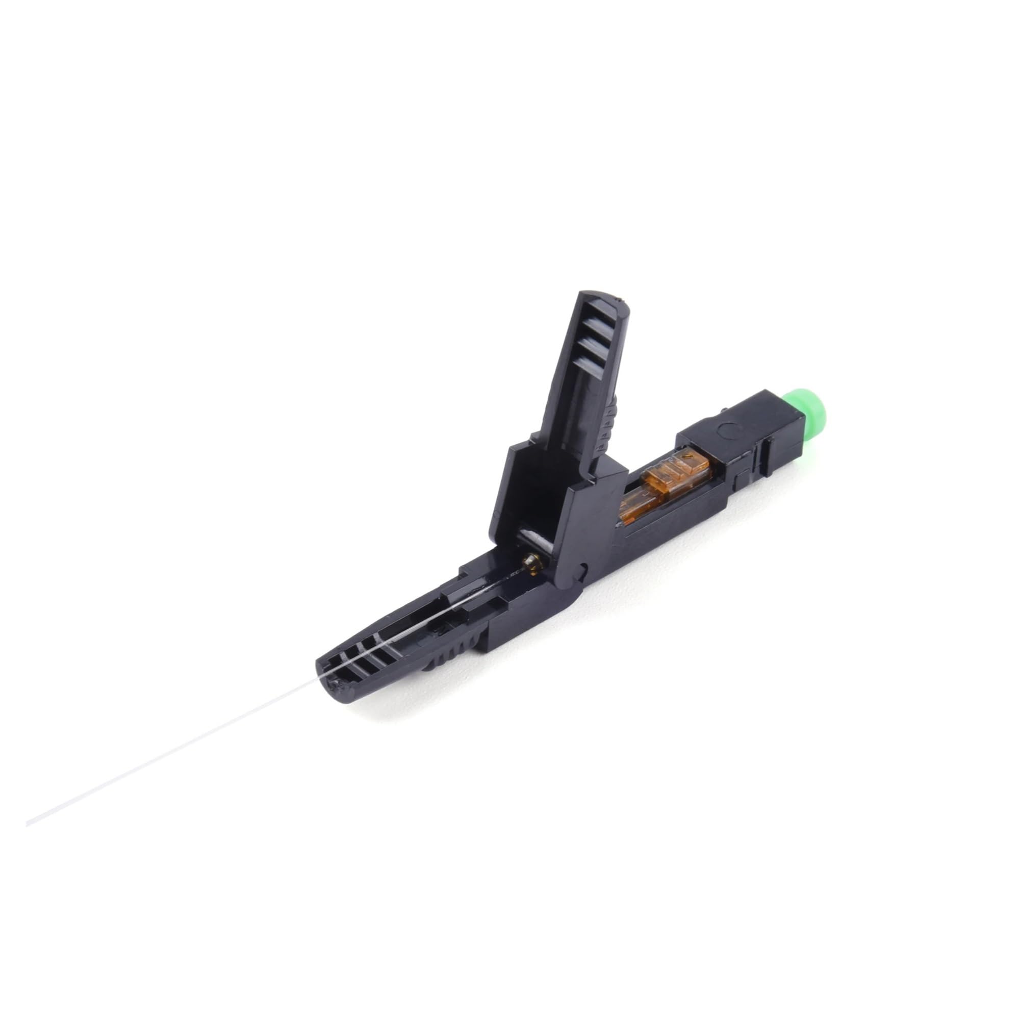 Épisseur de Fibre Optique Adaptateur Fibre Optique monomode SC, Assemblage Rapide sur site, 55 mm/2,17 Pouces, 10 à 400 pièces(80pcs)
