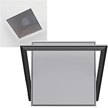Embedded Acces-s Panel, Aluminum Alloy Inspection and Maintenance Hatch, Central Air Conditioning Ceiling Square Cover for Plumbing, Heating, Electricity(Diameter 45cm)