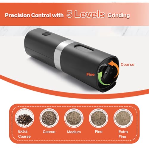 Save 50% on Syaws Rechargeable Electric Pepper & Salt Grinder Set