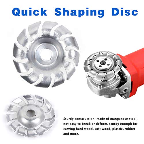 Angle Grinder Disc Accessories & Attachment 9-Piece Set, Include Chain Disc, Chain Replacement, Wood Shaping Disc, Quick Carving Disc, Sanding Grinding Wheels For Woodworking #TOP4