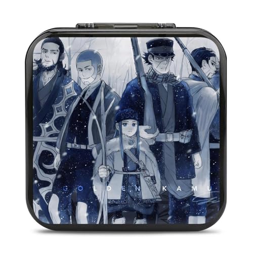 ゴールデンカムイ Switch用ゲーム機用カセットケース スイッチ保護カバー 収納バッグ Switch対応ハードケーススイッチ 防塵 防汚 防水 耐衝撃 24枚収納ジョイコン全面保護 着脱簡単