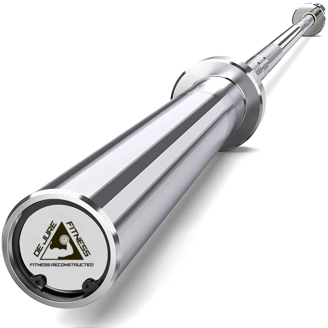 De Jure Fitness CNC Chrome Barbell Rod 7.2 feet, Standard Weight Bar, Weight Lifting Bar, Gym Rod, Fitness Bar, Barbell Rod for Weight Plates, Heavy Steel Gym Rod, Rod for Gym (B0CXPYYJYH) Amazon Price History, Amazon Price Tracker