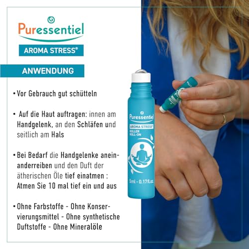 Puressentiel Roll-On für Entspannung mit 12 Ätherischen Ölen 5 ml – Ansicht 6