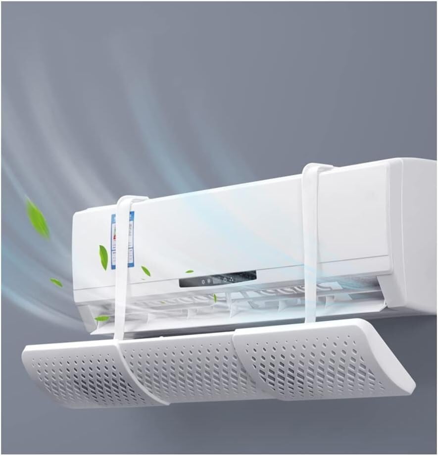 Plaque de guidage de climatisation avec coton de filtration anti-soufflage direct