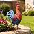 Tiejiajiang Metal Rooster Statue - Outdoor Garden Porch Patio Farm Backyard Decor - 21 Inch Metal Home Furnishing Artwork - Unique Gifts for Mom Women