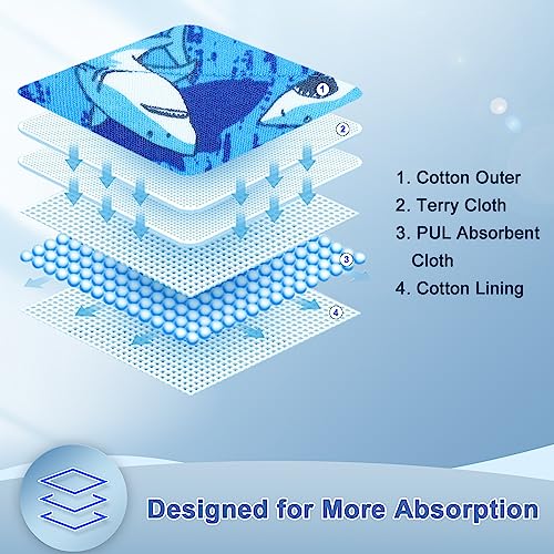 Image of MooMoo Baby Training Underwear for Boys and Girls Absorbent Toddler Training Pants for Girs 2T-7T