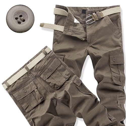 Men's Stretch Tactical Pants Water Resistant Ripstop Cargo Pants Cotton Outdoor Lightweight Work Hiking Pant4