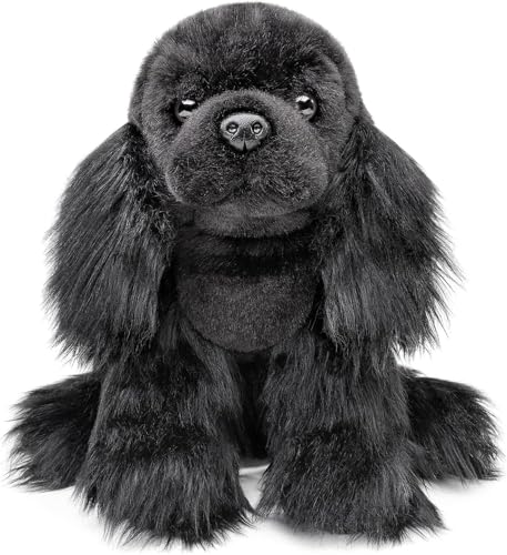 ❤Tessuti di alta qualità❤: i peluche cane sono realizzati con tessuti di alta qualità e l'esterno è realizzato in cotone di cristallo super morbido e sicuro, che rende la mano delicata e confortevole. Il peluche cane all'interno è imbottito con cotone PP di alta qualità, che rende il peluche cane soffice e morbido.