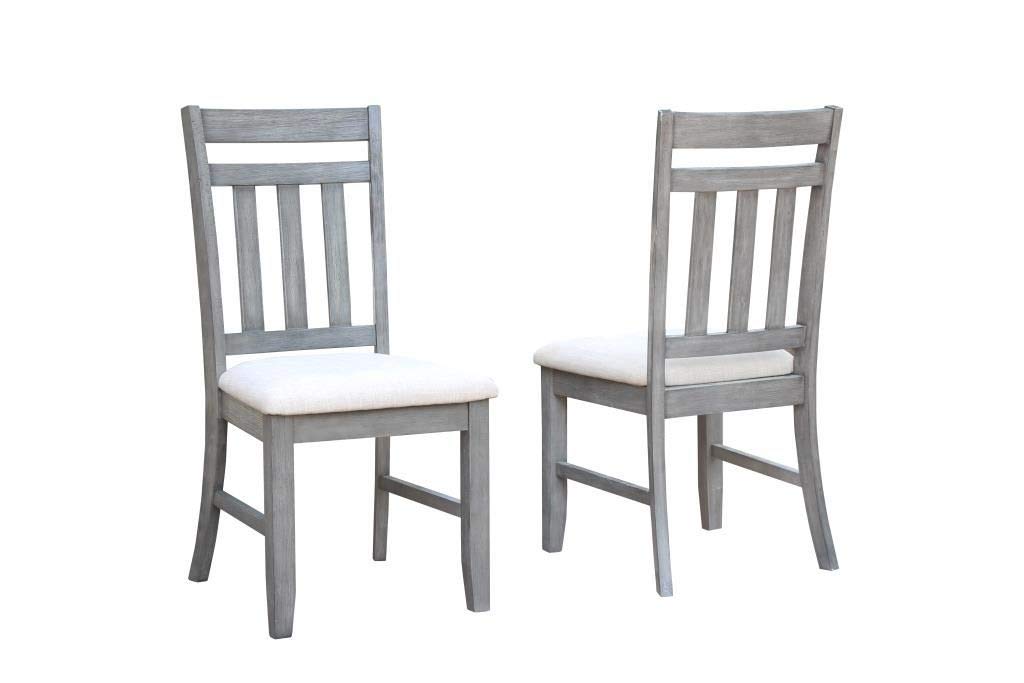 Vilo HomeShelter Cove Upholstered Dining Chairs, Set of 2, Sandy Grey