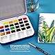 Daler Rowney Aquafine Auquarellfarben für Unterwegs, 24 Stück, beige