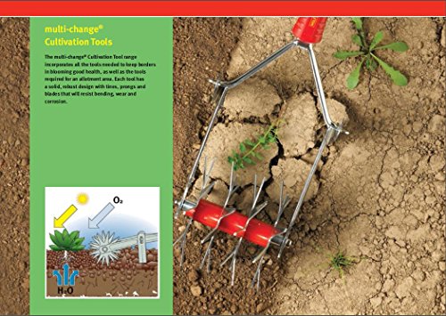 WOLF-Garten 71AAA006650 Multi Star Push/Pull Weeder/Soil Miller/Crumbler Without Handle, 15 cm