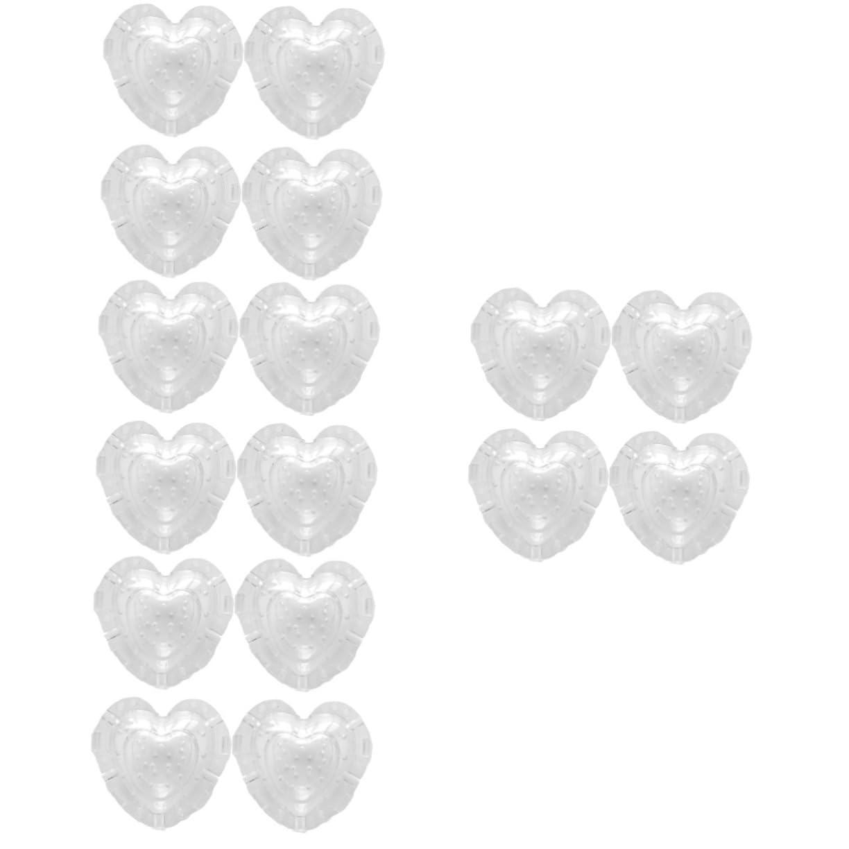 Toddmomy Molde En Forma De Corazón Fondant para Moldes Hechos A Mano Moldes Artesanales De Bricolaje De Comida De Cocina Caseros El Plastico 4 Piezas X 4