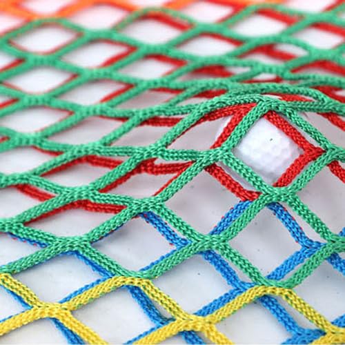 Filet d'escalade pour enfants 4x4m coloré avec filet de sécurité jardin