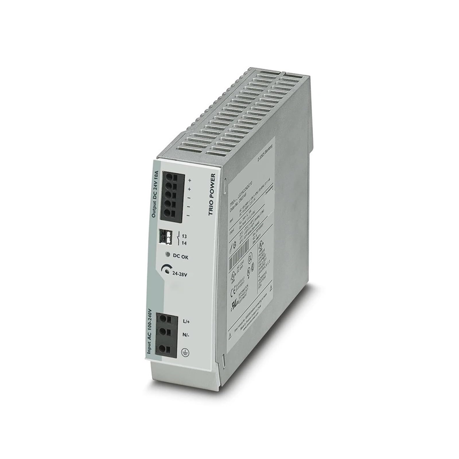 BFSYDLUJ 2903149 TRIO-PS-2G/1AC/24DC/10 Switching Power Supply 24VDC/10A