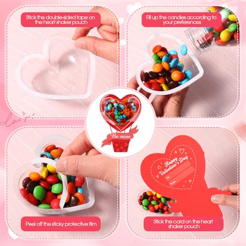 Cartes Saint-Valentin montgolfière pour échanges en salle de classe